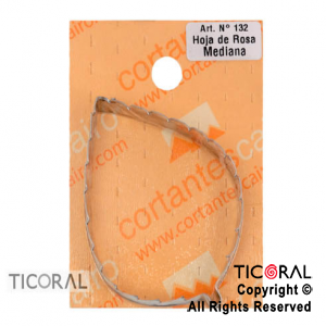 CORTANTE C 132 HOJA ROSA MEDIANA HOJ x 1